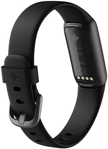 Fitbit Luxe Fitness and Wellness Tracker with Stress Management, Sleep Tracking and 24/7 Heart Rate, Black/Graphite, One Size (S  L Bands Included)